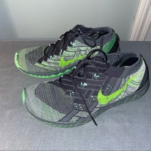 Nike Free 3.0 Flyknit :: Green/Grey